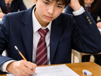 試験問題を解読できない高校受験生